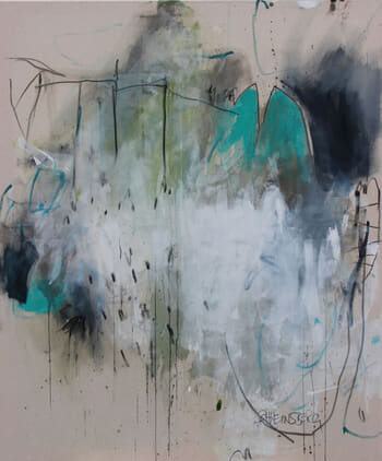 Tilted Composition (Form, Fragment, Gesture) 2 par Daniela Schweinsberg