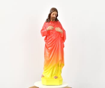 Neon Fire Jesus by Andre Schulze