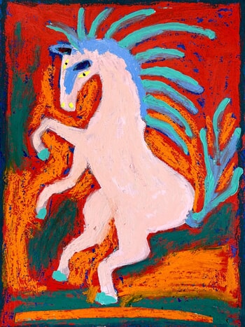 Firehorse No. II by Katharina Obermaier