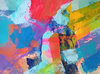 Lighthouse in a Sea of Color von Jill Dowell