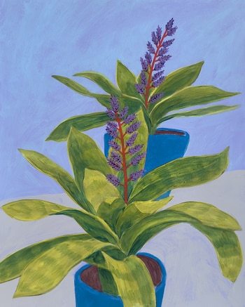 Silver Vase Plants by Michael Pfleghaar