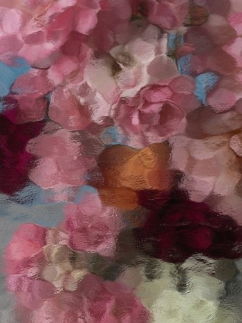 ROSES ON BLUE II von Andrea Zvadova