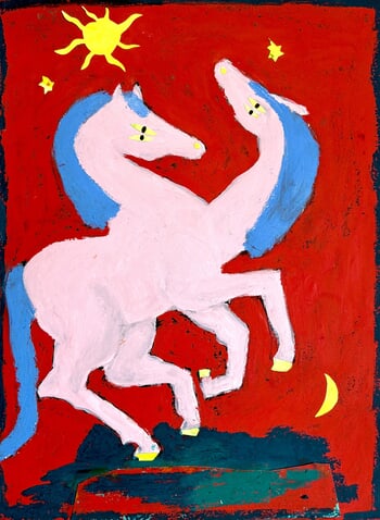 Firehorse No. III by Katharina Obermaier