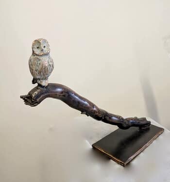 Petite chouette polaire par Adeline Weber Guibal