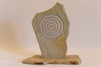 PAYSAGE CIRCULAIRE BEIGE von Marc Mugnier