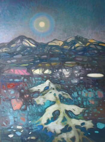 Lune voilée von Virginie Bastié