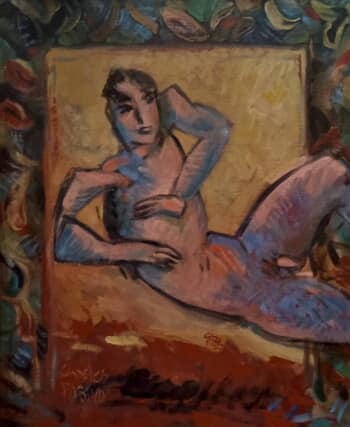 Etude n°2 pour UN DÉJEUNER SUR L'HERBE by Charles Pasino