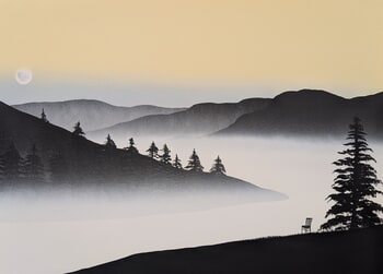 mist, moon, and memory  von Robert Owen Bloomfield