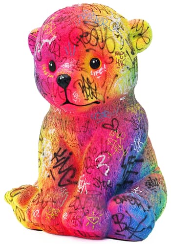 Graffiti Bear by Vincent Bardou