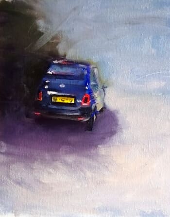 Blue fiat par Rosemary Burn