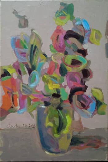 Vase et fleurs by Charles Pasino