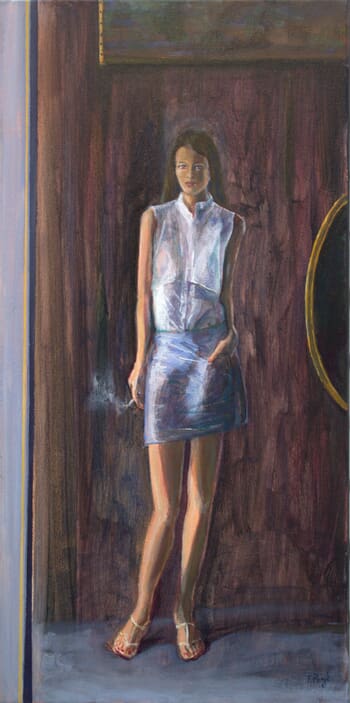 (Apparition) Il m'arrivait parfois de rentrer tard et d’apercevoir au fond d'un couloir, la fille que nous aurions pu avoir. par François Pagé