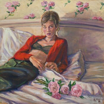 Parfois, on séchait les cours pour se retrouver dans un hôtel désuet. Le dernier jour, Lola me dit :Tu sais, tes fleurs ni changeront rien ! von François Pagé