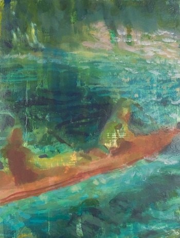 Moving Towards The Shore by Caroline Cornelius