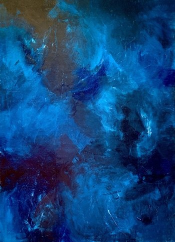 Beyond the blue sea no. 1226 by Anita Kaufmann