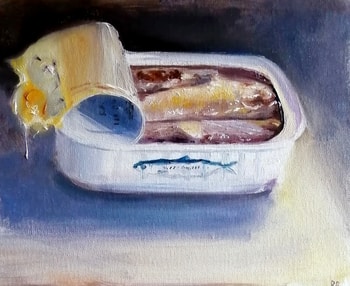 Sardines in oil by Rosemary Burn