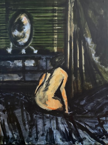After Sickert's Mornington Crescent Nude, 1907 by Adam Reid