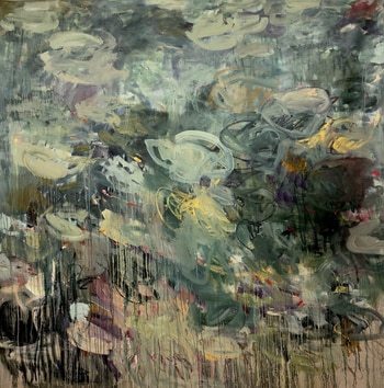 Expressions of depth. Spring pond par Lilia Orlova-Holmes
