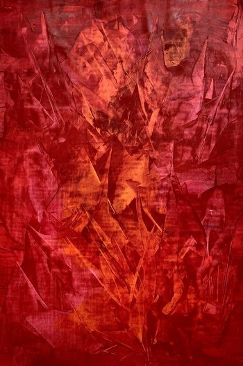 Red Terra Mystica no.,926 by Anita Kaufmann