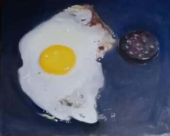 Fried egg and black pudding par Rosemary Burn