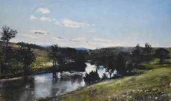 Molonglo River, Mid Afternoon von Nick Offer