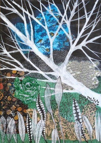 Floraison hybride III von Cécile Duchêne-Malissin