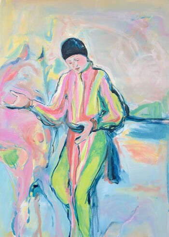 Boy with hours  by Olga Mun