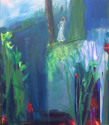 Profitant d'un coup de vent tu m'avais vu partir sur un coup de tête. Je reviendrai qui sait comme un printemps. par François Pagé