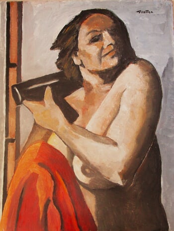 Portrait au sèche-cheveux. par Michel de Gouttes