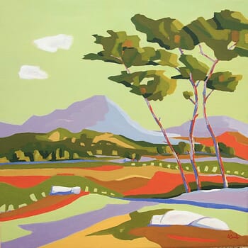 Pine trees in Southern France by Jean-Noël Le Junter