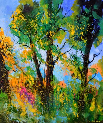 Flowers in the wood  par Pol Ledent