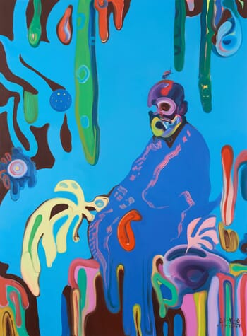 Matisse in blue #2 von Maxim Fomenko