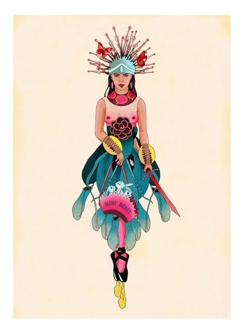 Ballerina II Carnivorous by Delphine Lebourgeois