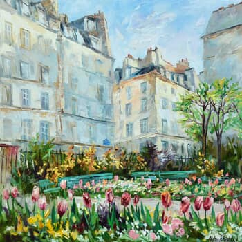 Printemps à Paris von Olga Novokhatska