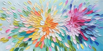 Floral abstract 1550 by Jingshen You