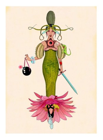 Ballerina I Cactus von Delphine Lebourgeois