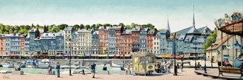 Honfleur Paysage von Roger Bailleul