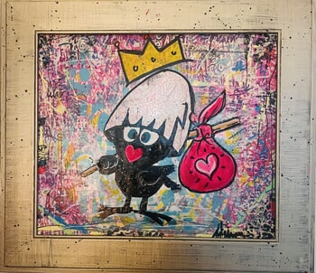 Des petits cœurs pour Calimero par ART'MONY