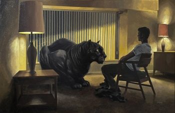 CHIMÈRE n°16 (la Panthère noire) par Louis Vairel