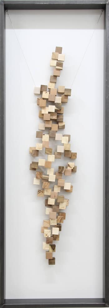 Human cubes WALL 92 by Manfred Hellweger
