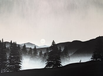 Stillness Among the Pines by Robert Owen Bloomfield