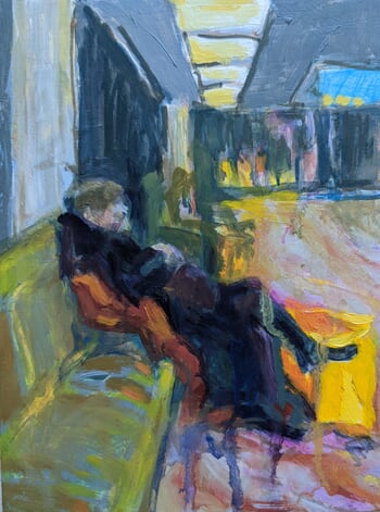 Waiting for the Ferry by Brenda Ullrich