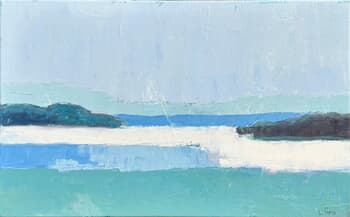 Les rochers et la mer von Chantal Parise