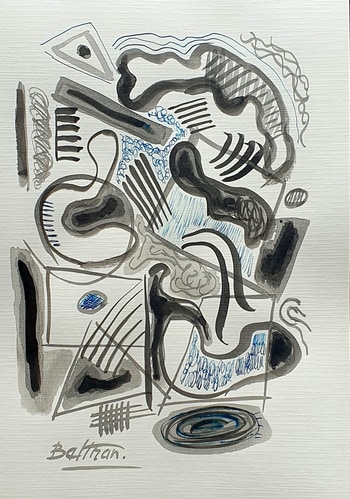 Abstraction encres et volumes von Pierre-Yves Beltran