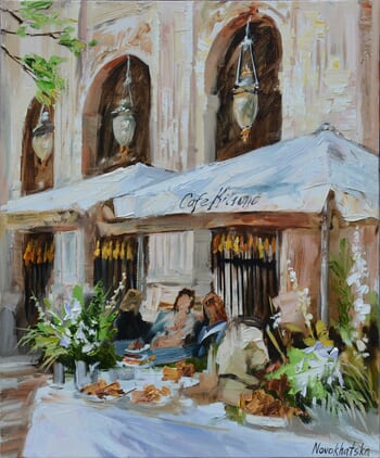 Café Kitsune von Olga Novokhatska