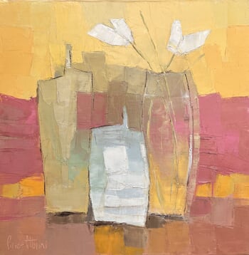 Nature morte aux tulipes von Régine Pivier-Attolini