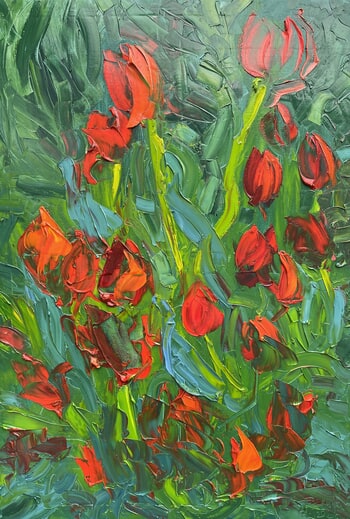 Tulips by Olga Bezhina