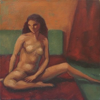 Irène assise by Hélène Courtois-Redouté