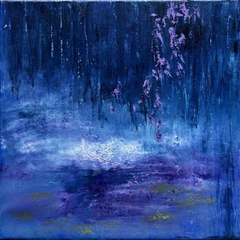 Reflets bleus 2 by Isabelle Mispelon