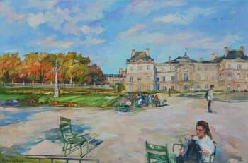 Au jardin de Luxembourg par Olga Novokhatska
